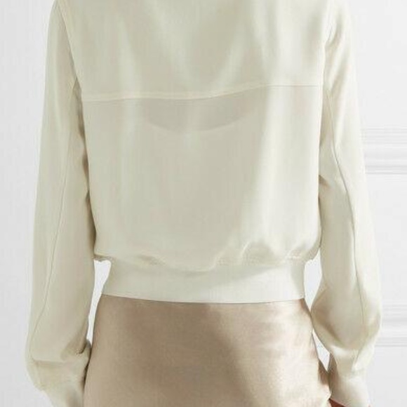 Theory Daryette ribbed knit trimmed crepe jacket S - Picture 6 of 7